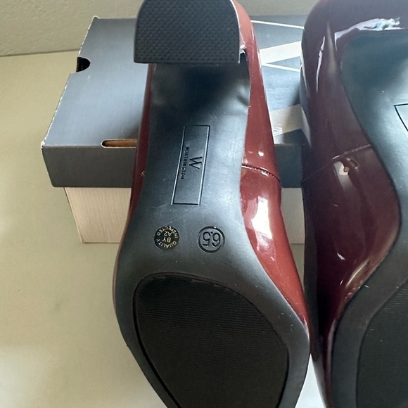 Worthingtong zool pointed toe block heel pumps women’s size 6.5 M coco - Picture 9 of 10